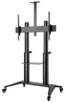 Laikiklis Manhattan MANHATTAN Aliuminio TV-Ständer rollbar 70"-120" 140kg (Speditionsversand)