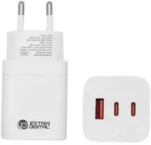 Kroviklis EXTRA DIGITAL GaN 2x USB Type-C, USB Type-A: 65W, PPS