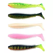 Guminukas FOX RAGE Spikey UV Maišytų Spalvų 5 vnt. 9 cm