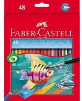 Faber-Castell - Akvarelinis pieštukas + teptuko dėžutė (48 vnt) (114448)