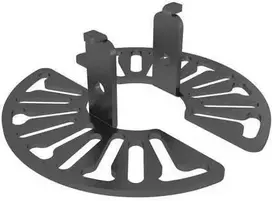 Multibrackets M Pro serija – universalus kupolinės kameros laikiklis, Kameros laikiklis, Juoda, Plienas, 10 kg, 1 vnt., 135 mm