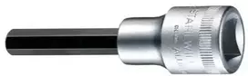 STAHLWILLE 1054/8, Galvučių rinkinys, 1/2", metrinis, 5 galvutės, 8 mm, chromuotas