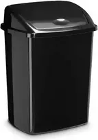 Šiukšliadėžė Rossignol, su atlenkiamu dangčiu, 50 l