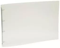Plast Petter Ab Žiedinis segtuvas plastikinis Petter, A3, 4 žiedų, 16 mm, skaidrus