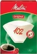 MELITTA 1x102/80 balti Filtrai kavai