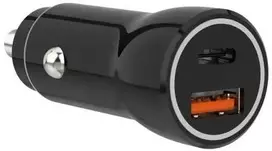 Sinox 12 V dvigubas USB įkroviklis. USB A 18 W + USB C 20 W. Rūšiuoti