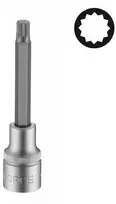 Force Dvylikakampis-galvutė Spline M14 1/2"