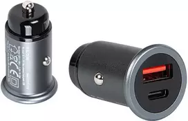 Blow Automobilinis pakrovėjas su USB+USB-C lizdu 30W G30C