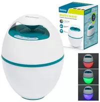 Bestway plaukiojantis MusicWave™ garsiakalbis su Bluetooth ir 58700 LED lempute