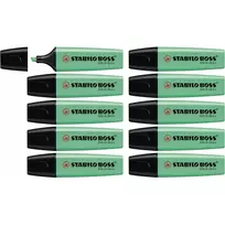 Fluorescencinis žymeklis Stabilo Boss Turkis 10 vnt.
