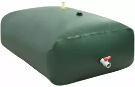 Vandens talpa su čiaupu, sulankstoma, 5000l, PVC