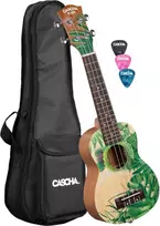 Soprano ukulelė Cascha Art Leafy HH 2602