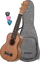 Soprano ukulelė kairiarankiams Cascha Mahogany HH 2026L