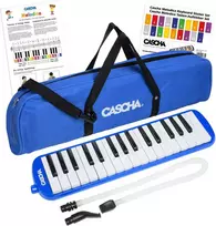 Melodika 32 klavišų Cascha mėlyna HH 2060
