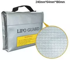Oem LIPO-SAFE krepšys 180x240x65mm – saugus maišelis Lipo akumuliatoriams