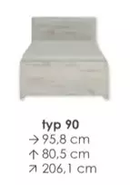 Extom ANGEL lova typ 90 (su stalčiumi)