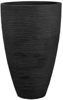 Apvalus sodo vazonas 40 x 60 cm antracitinis PATIO