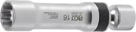 Bgs Technic Galvutė žvakėms šarnyrinė 12 kampų, su atramine spyruokle | 10 mm (3/8") | 16 mm (2391)
