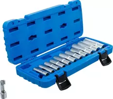 Bgs Technic Specializuotų galvučių rinkinys su išpjova | 10 mm (3/8") | 8 - 19 mm | 12 vnt. (70988)