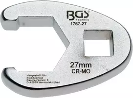 Bgs Technic Raktas varnos koja | 12,5 mm (1/2") | 27 mm (1757-27)
