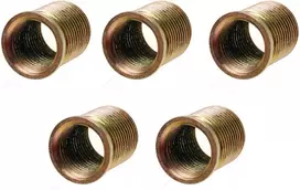 Bgs Technic Indėklai žvakės sriegio lizdui geltonai cinkuoti | 19 mm | M14 x 1.25 | 5 vnt. (149-19)