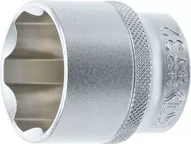 Bgs Technic Galvutė šešiakampė | Super Lock | 12.5 mm (1/2") | 32 mm (2432)