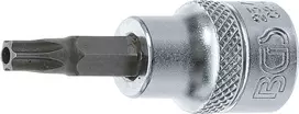 Bgs Technic Antgalis įpresuotas į galvutę | 10 mm (3/8") | T-star su skyle (Torx) T30 (2574)