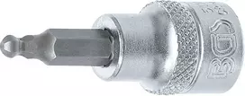 Bgs Technic Antgalis įpresuotas į galvutę | 10 mm (3/8") | hex šešiakampis | su šarnyru 4 mm (5111)