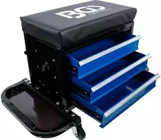 Bgs Technic Mechaniko kėdutė – mobili su 3 stalčiais – 150 kg (2859)
