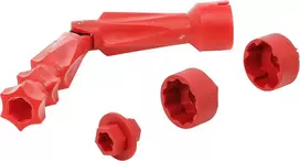 Bgs Technic Specialus WC raktų rinkinys | unitazo sėdynei | 4 vnt. (9599)
