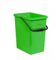 Branq perdirbimo šiukšliadėžė su rankena, žalias, 10l