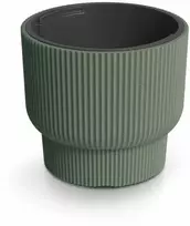 Vazonas MILLY su įdėklu 33/20 L D395xH350 mm žalia sp. Prosperplast