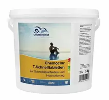 Chemoform Greito tirpimo chloras CHEMOCLOR T-Tabletės po 20 g, 5kg