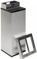 Šiukšliadėžė Carro-Line Carro-Mix matinio plieno/nerūdijančio plieno, 2 skyriai, 2 x 25 l, su vidine metaline dėže...