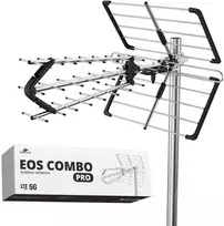 „Spacetronik“ DVB-T/T2 EOS PRO kombo UHF+VHF LTE 5G Juoda