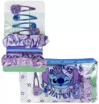 Disney Lilo ir Stitch spindinčių plaukų segtukų ir raištelių rinkinys