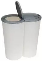 Excellent Houseware Atliekų rūšiavimo šiukšliadėžė plastikinis 2x25 l