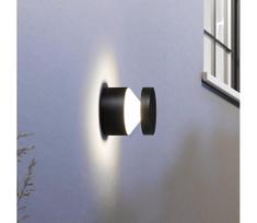 Eglo 97303 - LED lauko sieninis šviestuvas MELZO LED/11W/230V juodas IP44