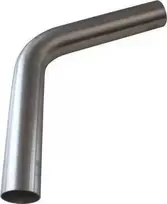 TurboWorks Nerūdijančio plieno alkūnė 70 laipsnių 63,5 mm 40 cm
