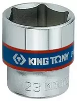 King Tony 3335M, Lizdo antgalis, 3/8", metrinis, 1 galvutė(-s), 13 mm, chromo-vanadžio plienas