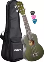 Soprano ukulelė Cascha Mahogany žalia HH 2265