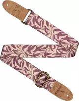Diržas ukulelei Cascha Vegan - Mauve Leaves CUS-VC4