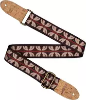 Diržas ukulelei Cascha Vegan - Ethnic Raudona Stripes CUS-VC10