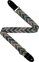 Diržas ukulelei Cascha Jacquard - Ethnic žalias CUS-JW2