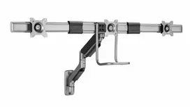 Gembird Sieninis laikiklis 3 monitoriams 17-27 colių, 6kg