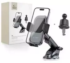 Universalus automobilinis telefono laikiklis for Dashboard / Air Vent Tech-Protect V6 juodos spalvos
