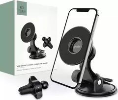 Tech-Protect N50 magnetinis automobilinis telefono laikiklis MagSafe for Cockpit/Air Vent – juodos spalvos