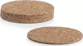 Zeller rinkinys iš 6 kamštinių padėkliukų, 9,5 cm
