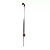 Sodo dušas Bradas Juodas LINE, 150-210 cm, įsmeigiamas