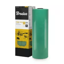 Siloso įvyniojimo folija Bradas SILAGE WRAP FOIL, 0,75x1500m, žalia